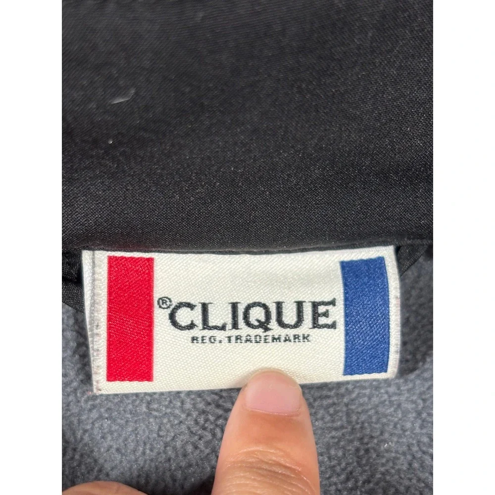 Clique Nissan Nismo Softshell Jacket Mens XXL Black Fleece Lined Full Zip 6547